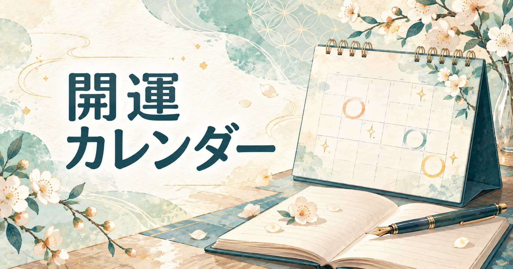 クリエイターのための開運カレンダー